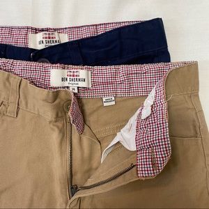 2 pairs Boys Ben Sherman pants, size 14
